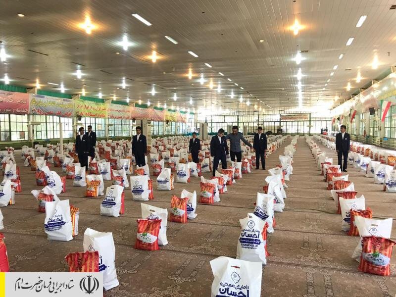 توزیع ۲۶۰۰ بسته معیشتی بین آسیب دیدگان کرونا در شهرستان دزفول همزمان با بزرگداشت روز دزفول