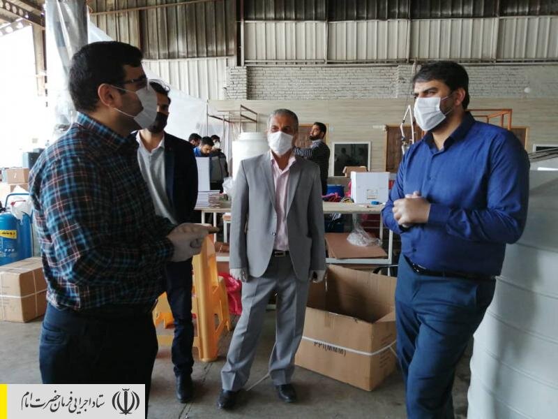 پویش "احسان سلامت" در ایستگاه مازندران با توزیع ۱۰ هزار بسته اقلام بهداشتی/ تولید ۲ میلیون ماسک و ۷۰ هزار لباس ایزوله توسط بنیاد برکت