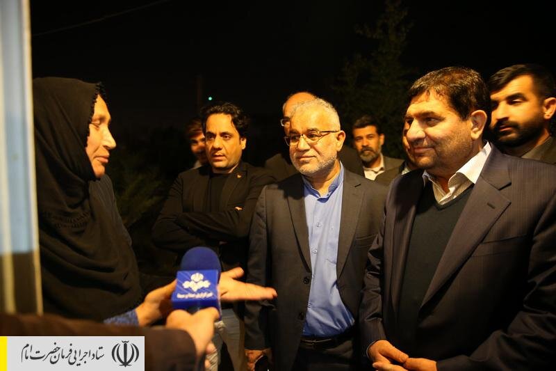 بازدید رئیس ستاد اجرایی فرمان امام از مناطق سیل زده آبادان