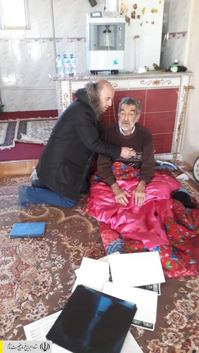ارائه خدمات درمانی و پزشکی رایگان کاروان سلامت احسان ستاد اجرایی فرمان حضرت امام (ره) در مناطق زلزله زده آذربایجان شرقی