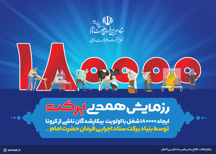 رزمایش همدلی برکت برای بیکارشدگان ناشی از کرونا