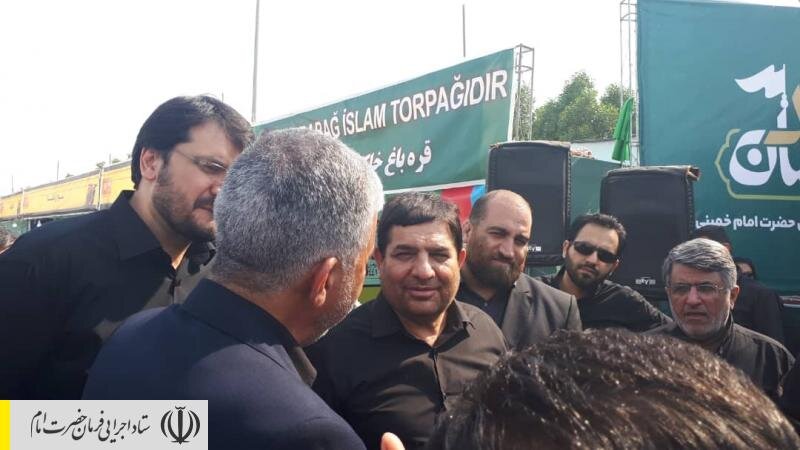 بازدید رییس ستاد اجرایی فرمان امام از نقاط مرزی خروجی زائران اربعین