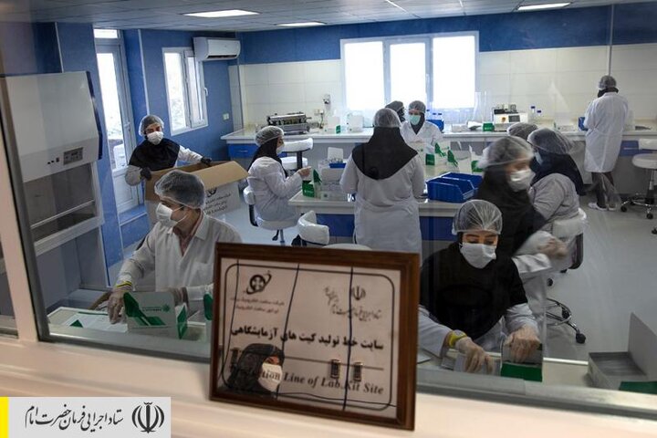 گزارش تصویری خبرگزاری فارس از خط تولید کیت تشخیص فوری کرونا