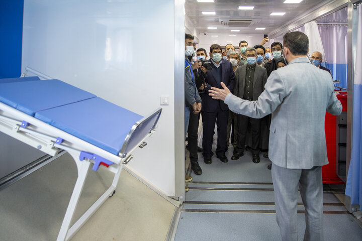 افتتاح بیمارستان سیار 99 تخته خوابی احسان