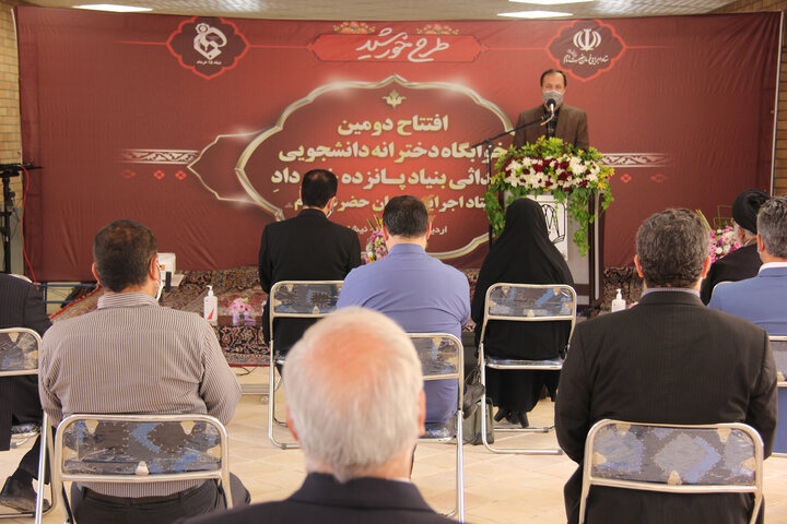 افتتاح خوابگاه دانشجویی پانزده خرداد در شهرستان نیشابور