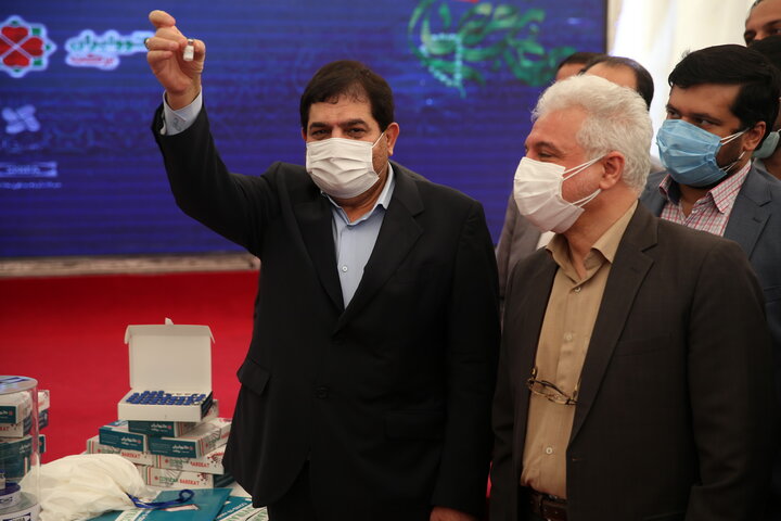 رونمایی ازمحموله تولید انبوه واکسن «کوو ایران برکت»