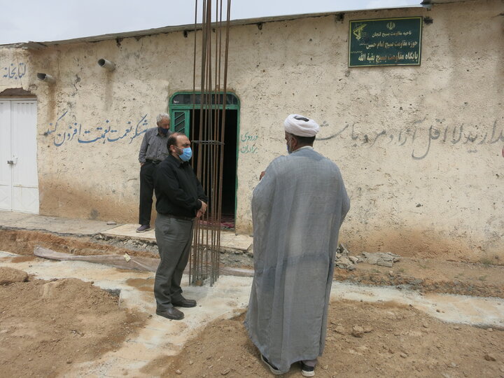 بازديد از مساجد در حال ساخت در شهرستان لنجان