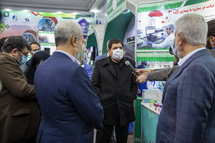بازدید اعضای کمیسیون بهداشت مجلس شورای اسلامی از نمایشگاه دائمی دستاورد های ستاد اجرایی