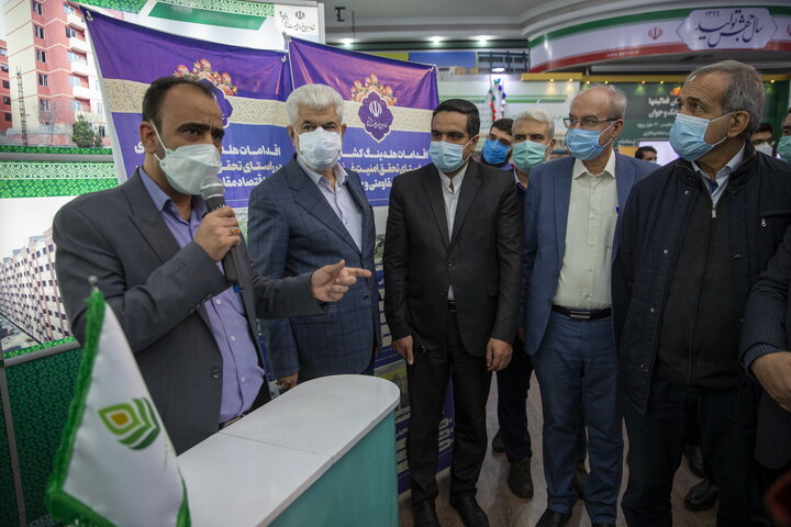 بازدید اعضای کمیسیون بهداشت مجلس شورای اسلامی از نمایشگاه دائمی دستاورد های ستاد اجرایی