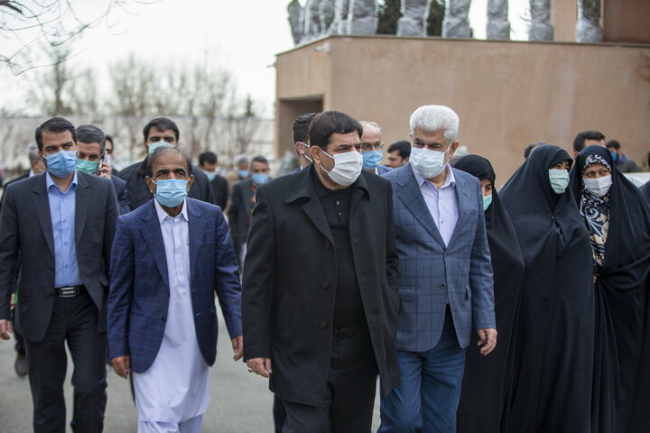 بازدید اعضای کمیسیون بهداشت مجلس شورای اسلامی از نمایشگاه دائمی دستاورد های ستاد اجرایی