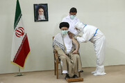دریافت نوبت دوم واکسن ایرانی کرونا (کوو ایران برکت) توسط مقام معظم رهبری