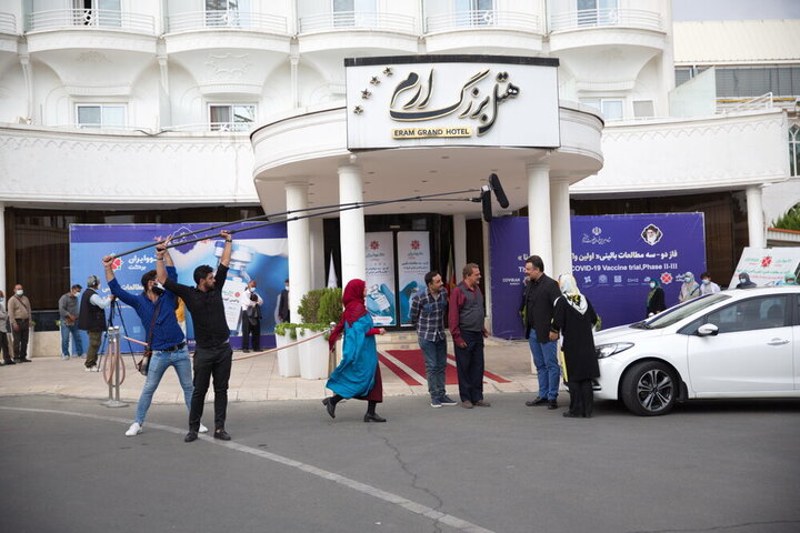 ضبط بخش پایانی سریال دودکش۲ در محل انجام مطالعات بالینی نخستین واکسن ایرانی کرونا (برکت)