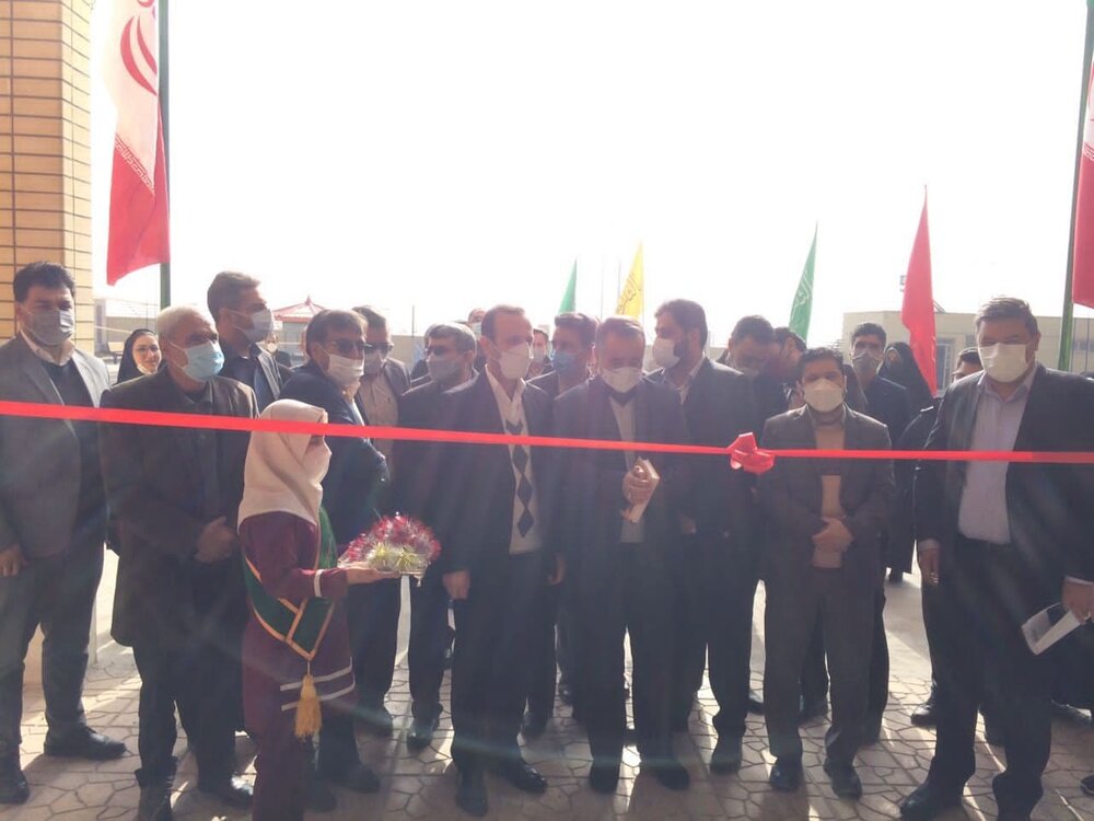 افتتاح مدرسه ۱۲ کلاسه برکت شهید سلیمانی در شهرک فدک شهرستان شاهرود 