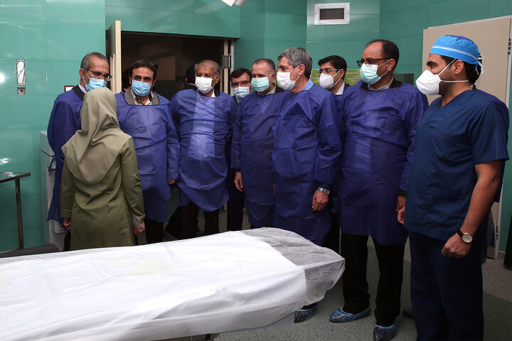 افتتاح بیمارستان شهدای سلامت نی ریز