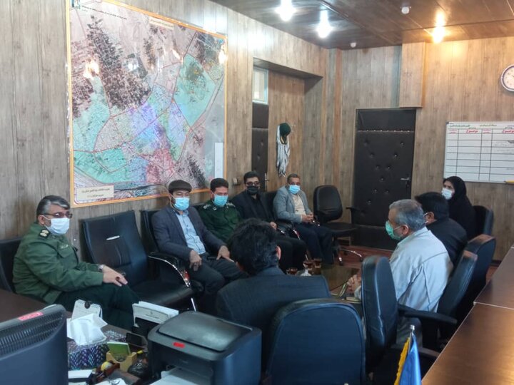 نشست گروه‌های جهادی بافق با حضور معاون اجتماعی ستاد اجرایی فرمان حضرت امام(ره) یزد