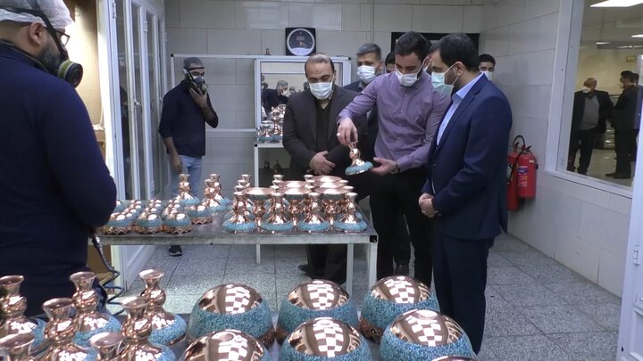 بزرگترین مجموعه تولیدی صنایع دستی کشور در برخوار الگویی برای کارآفرینان