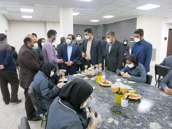 بزرگترین مجموعه تولیدی صنایع دستی کشور در برخوار الگویی برای کارآفرینان