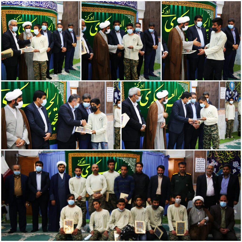 گزارش تصویری مراسم تقدیر و تشکر از جهادگران گروه جهادی شهیدقاسم زاده خانه احسان محله دهران شهر اهرم  استان بوشهر