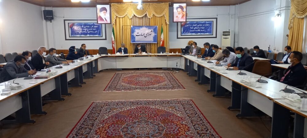 جلسه مدیرکل ستاد و فرمانداری گرگان در خصوص گزارش عملکرد بنیاد برکت