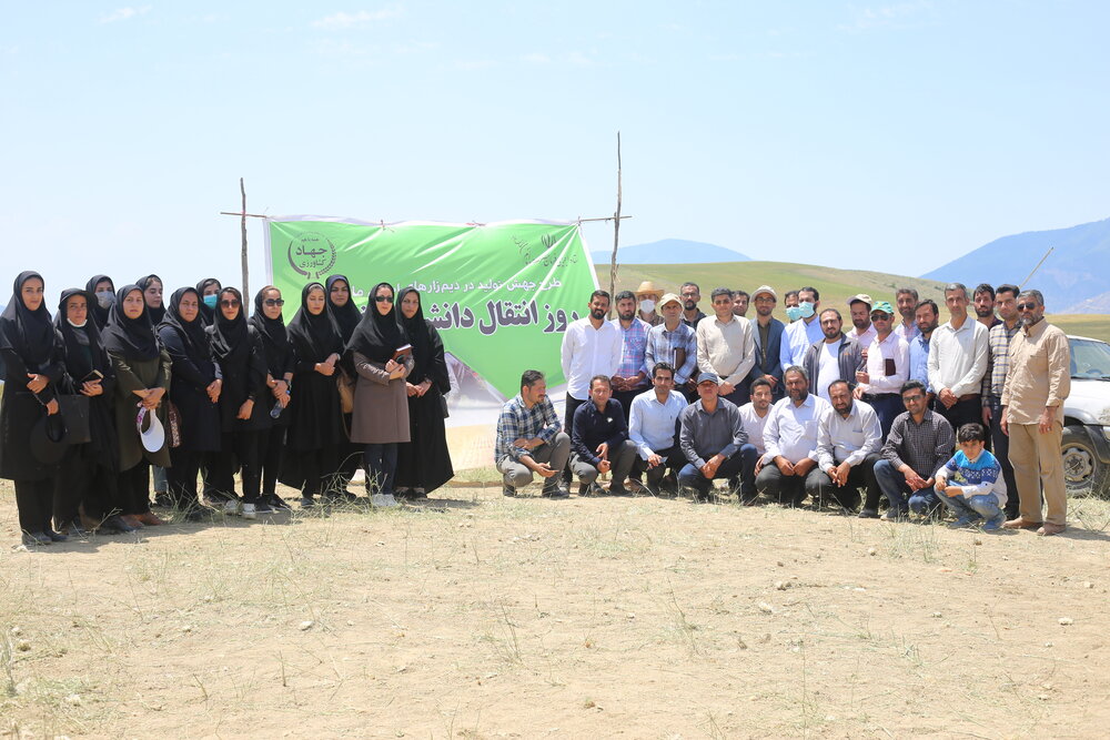 اجرای طرح جهش تولید در دیم زارهای استان مازندران به مناسبت روز مزرعه 