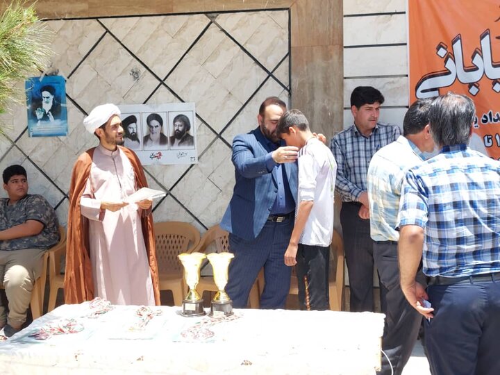بازدید از برگزاری مسابقات جام شهدای ۱۵ خرداد خانه احسان محله دارک
