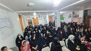 تجلیل از ۹۵ دختر چغادکی به همت جهادگران خانه احسان