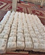 طبخ و توزیع ۴۵۰۰ پرس غذا در خانه احسان محله اشکفتک استان چهارمحال و بختیاری