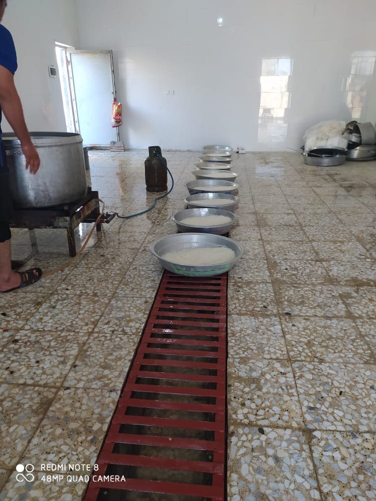 گزارش تصویری از پخت اطعام غدیر در روستای تل سیاه  به تعداد ۴۰۰ پرس با مشارکت بنیاد احسان ستاد اجرایی فرمان امام ره استان بوشهر
