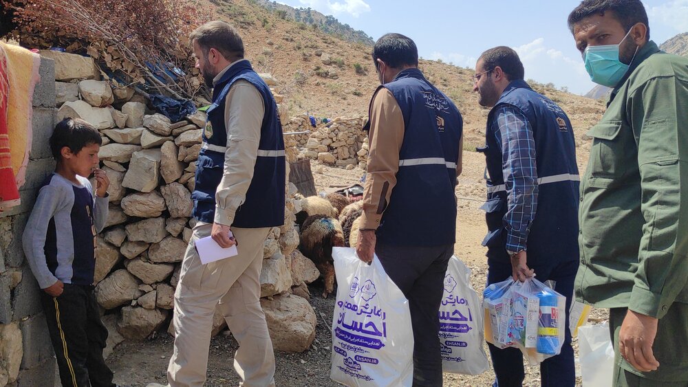 سرکشی و امداد رسانی به عشایر آسیب دیده در شهرستان مارگون+ جزئیات