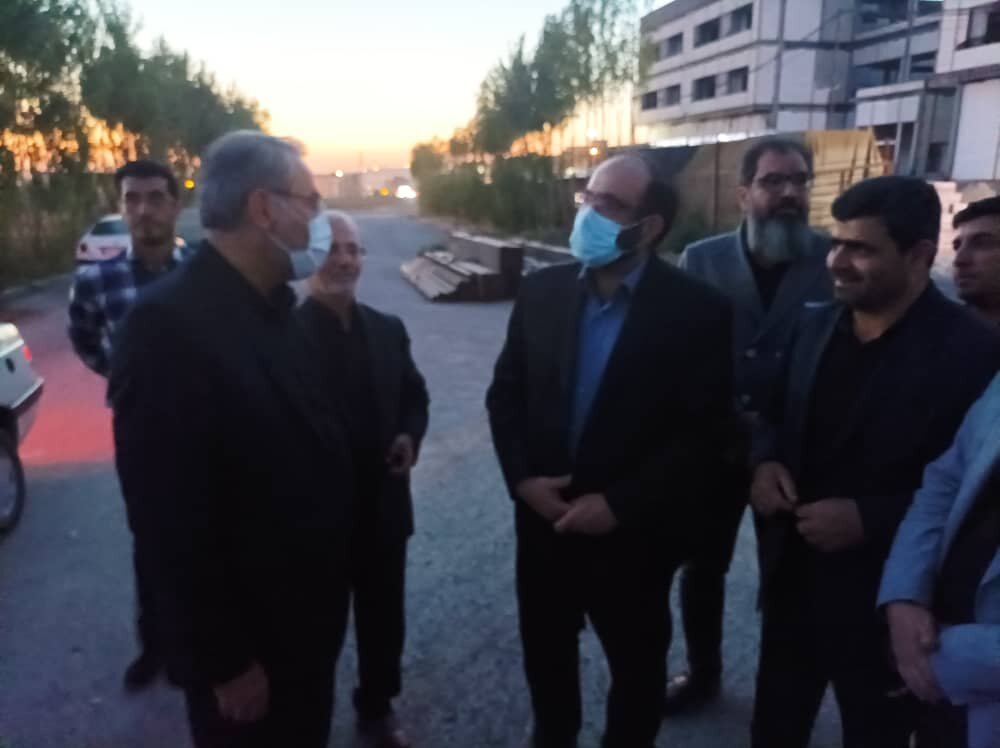 بازدید مدیرعامل بنیاد ۱۵ خرداد از خوابگاه دانشجویی در حال ساخت شهرستان مراغه