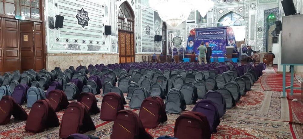 مراسم پویش مشق احسان توزیع ۷۰۰۰ کیف و لوازم التحریر به نیازمندان استان گلستان 