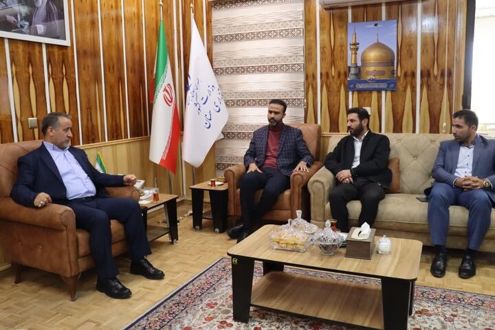 دیدار  مدیر عامل  بیمه برکت با استاندار سمنان