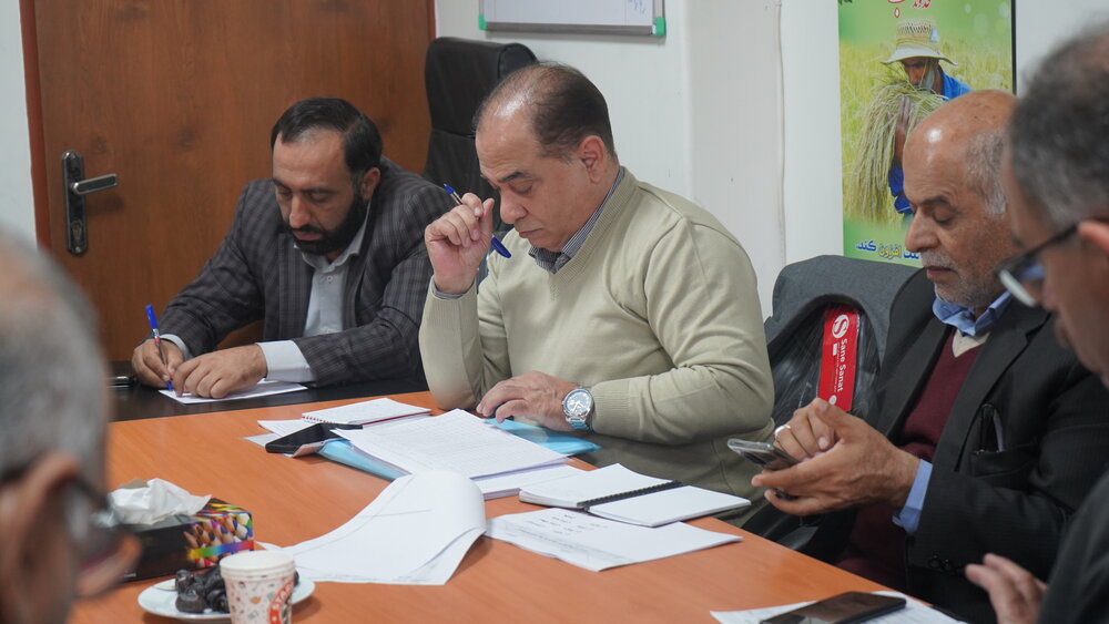 جلسه بررسی وضعیت کشت پاییزه مازندران