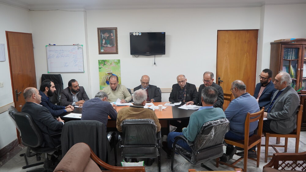 جلسه بررسی وضعیت کشت پاییزه مازندران