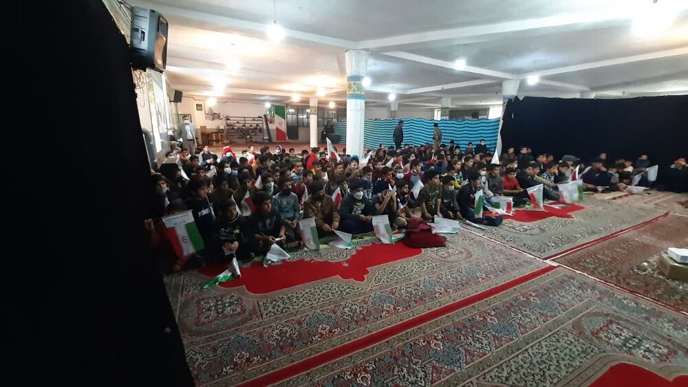 برگزاری همایش نسل سلیمانی با حضور دانش آموزان مدارس شهرک امام حسین (ع)