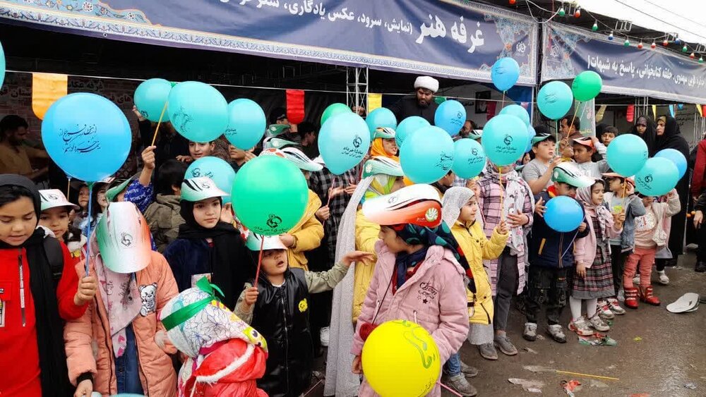 ایستگاه‌های فرهنگی بنیاد ۱۵ خرداد به مناسبت نیمه شعبان برپا شد