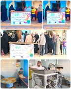توزیع ۴۰۰۰ عدد نان لواش به مناسبت ولادت امام‌ حسن علیه السلام در چغادک