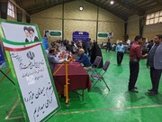 برگزاری میز خدمت در محله جعفرآباد محمدشهر به همت خانه احسان