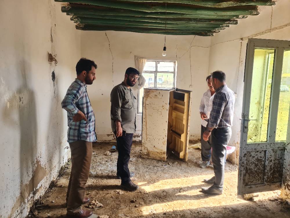 خدمت رسانی فوری بنیاد احسان به مناطق سیل زده استان اردبیل 