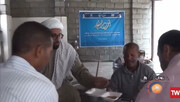 فیلم پخش خبر پخت 200 هزار پرس غذای گرم در عید غدیر هرمزگان