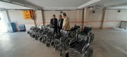 اهدای ده دستگاه ویلچر به افراد معلول استان گلستان