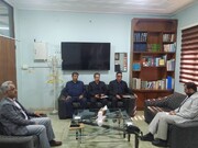 دیدار مدیرکل ثبت اسناد و املاک استان بوشهر با مدیرکل ستاد اجرایی فرمان حضرت امام (ره)