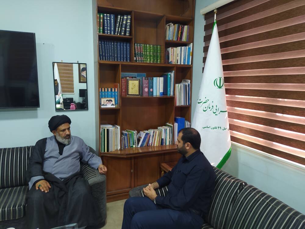 دیدار نماینده ولی فقیه در سپاه استان بوشهر با مدیرکل ستاداجرایی فرمان حضرت امام (ره) استان