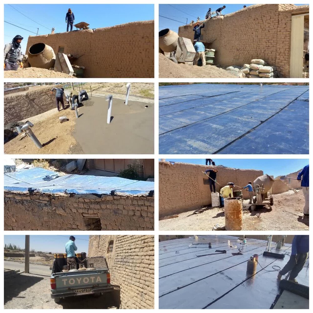 اجرای پروژه ایزوگام منزل یک نیازمند در روستای مرزی شهرستان مرزی درمیان