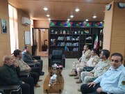 دیدار مدیرکل ستاد استان با فرماندهی مرزبانی استان بوشهر به مناسبت هفته ی فراجا