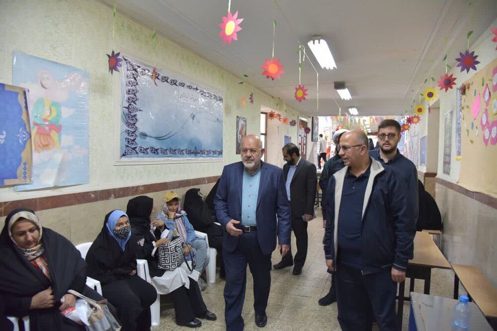 بازدید مدیران کشوری و استانی از برگزاری پویش لبخند احسان