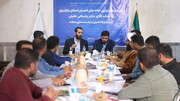 نشست مدیر قرارگاه تحول و توانمندسازی محلات کمتر برخوردار کشور با مسئولین خانه های احسان استان مازندران