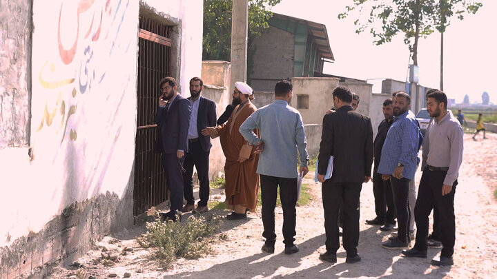 بازدید از محله مهرگان شهرستان نکا و افتتاح خانه احسان محله با حضور دکتر رحمانی خلیلی