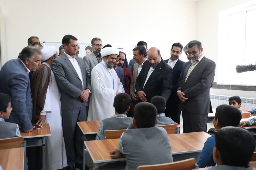 افتتاح مدرسه برکت شهدای معلم در بشرویه