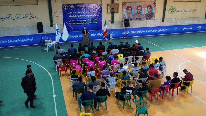 برگزاری مسابقات استعدادیابی فوتسال دانش آموزی در شهرستان سوادکوه